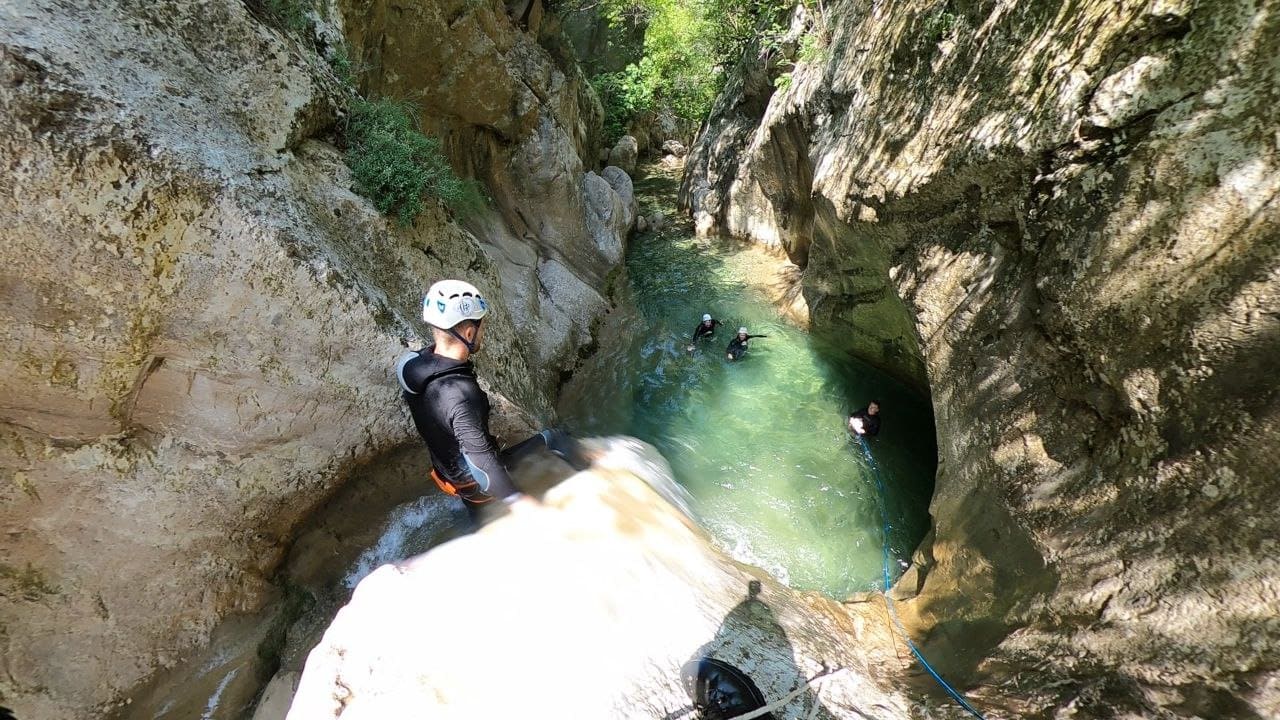 Canyoning Montenegro canyoning paragliding camp2