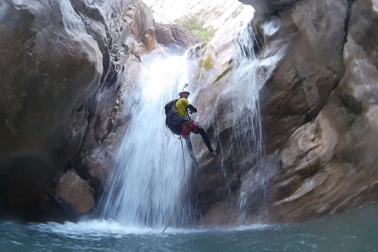 Canyoning Montenegro canyoning paragliding camp4