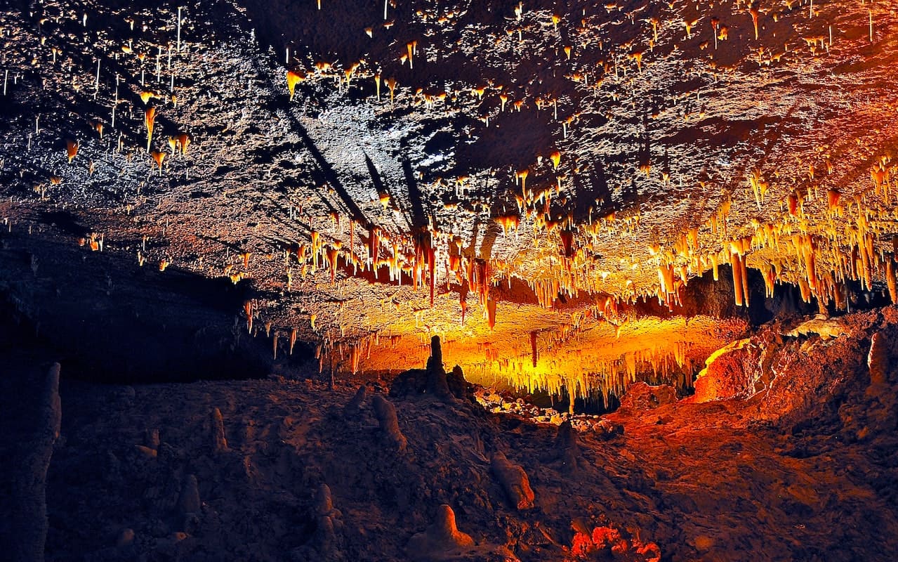 caving paragliding camp4