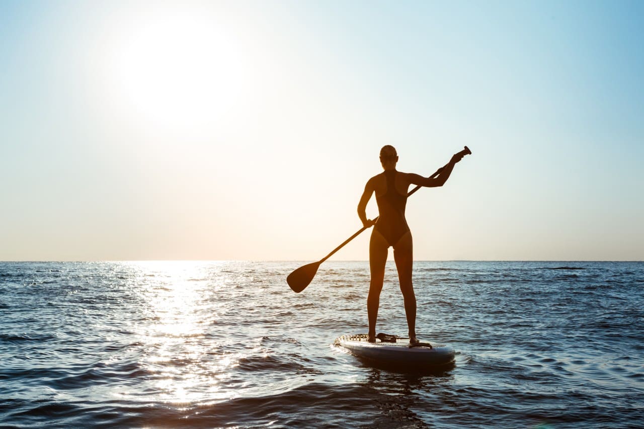 Paddleboarding in Montenegro