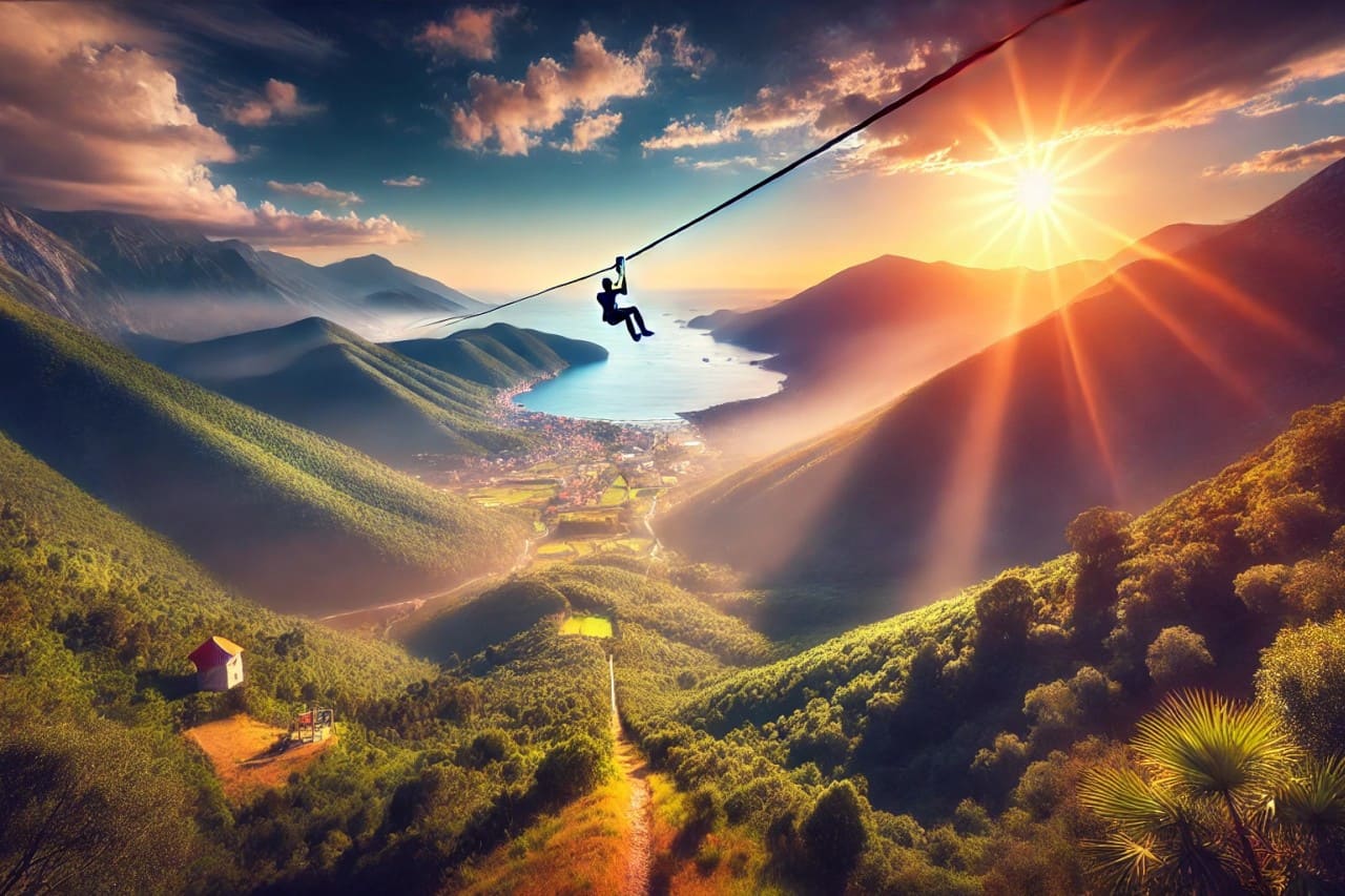 Ziplinу Budva in Montenegro